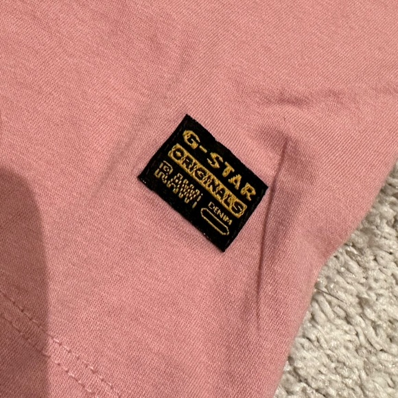 G Star Raw Women’s Pink Graphic Logo T-Shirt - Size Small - Picture 5 of 11